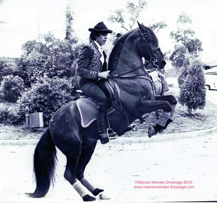 Manolo performs Levade